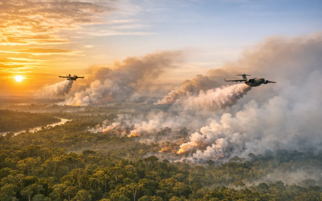 Apoio federal ao combate às queimadas no Amazonas: o que está sendo feito