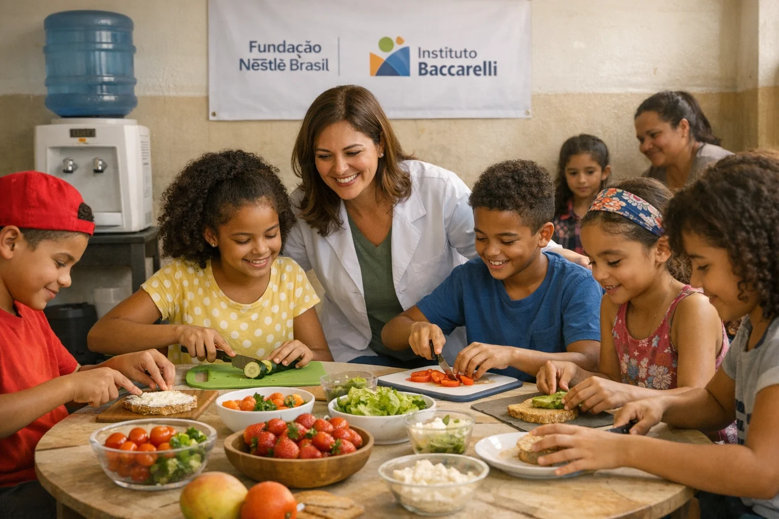 Nestlé e Instituto Baccarelli: oficinas de alimentação em Heliópolis