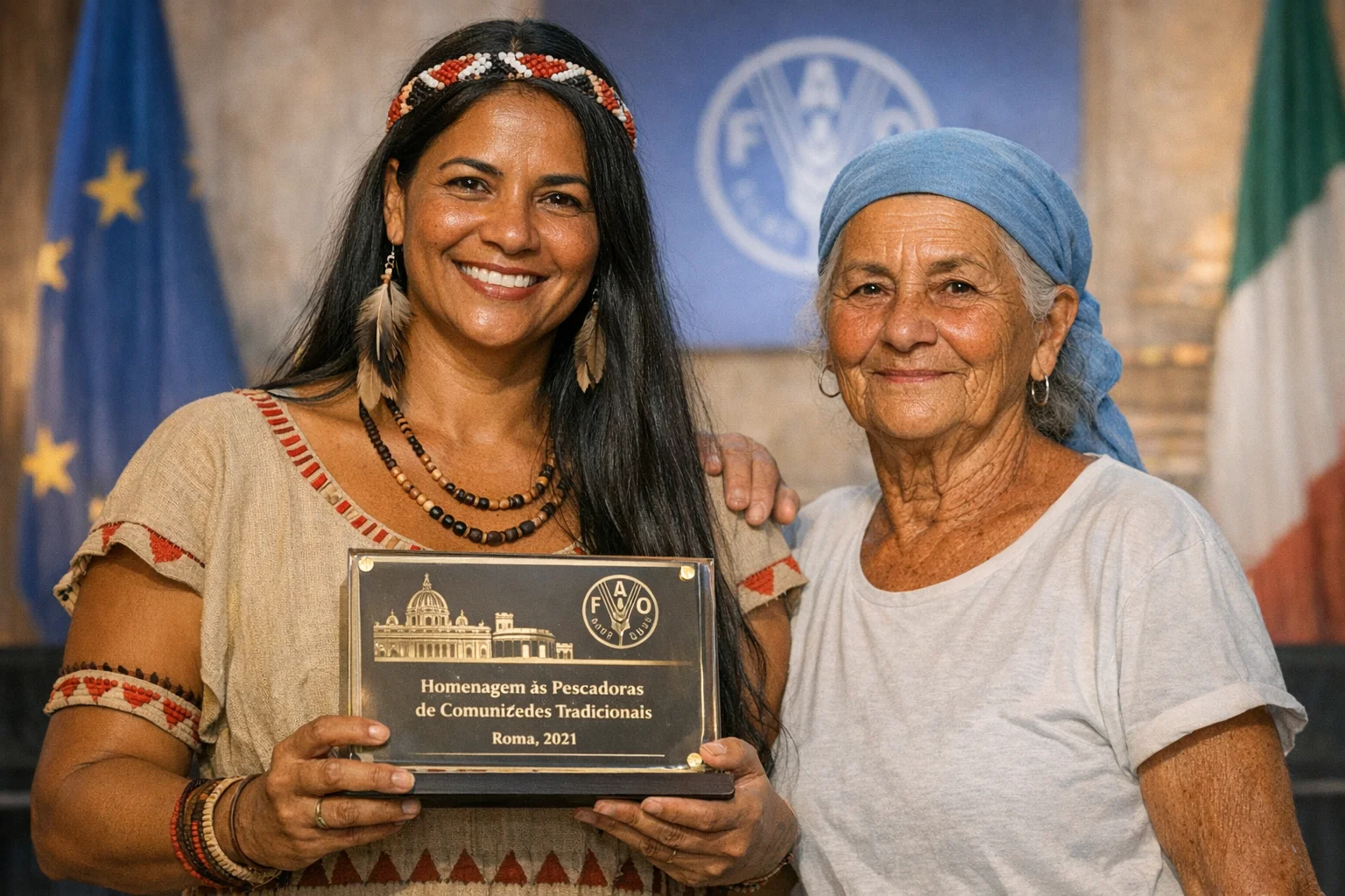 Pescadoras brasileiras entre as 100 Mulheres Heroínas da FAO