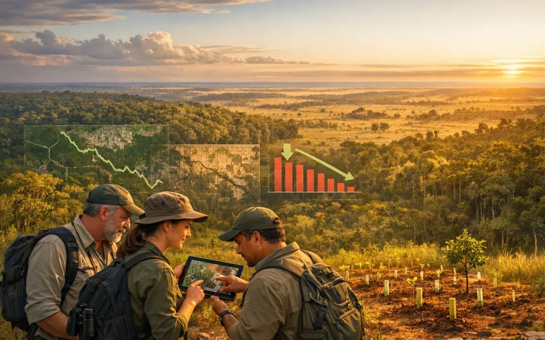 Prodes 2026: redução histórica na Amazônia e no Cerrado