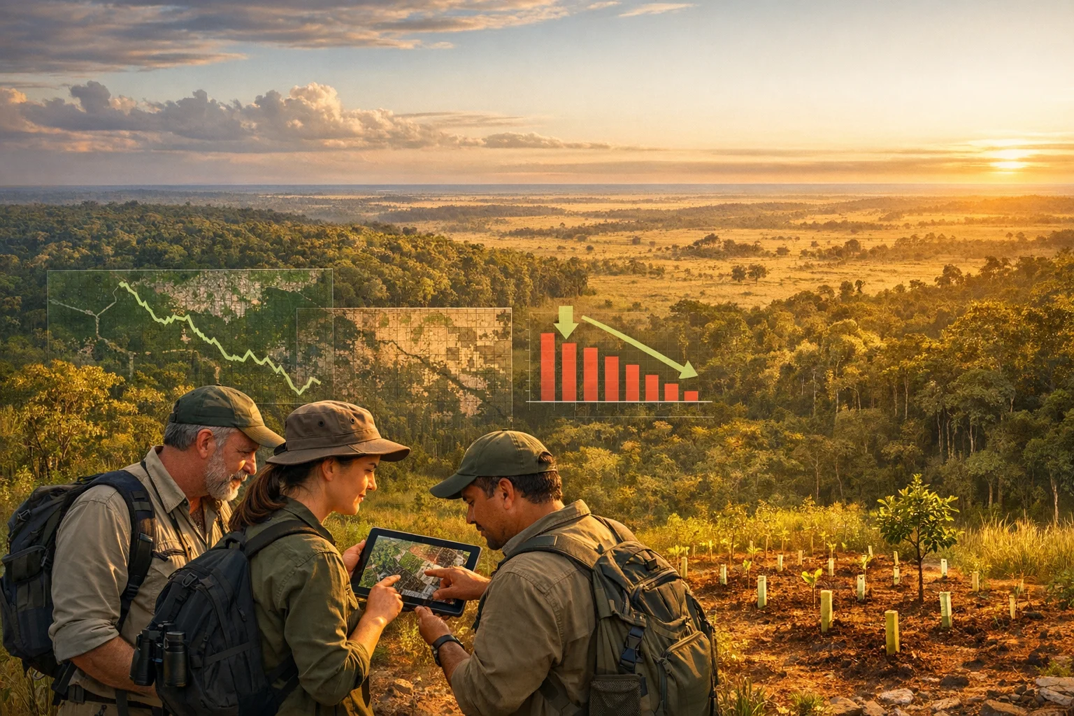 Prodes 2026: redução histórica na Amazônia e no Cerrado